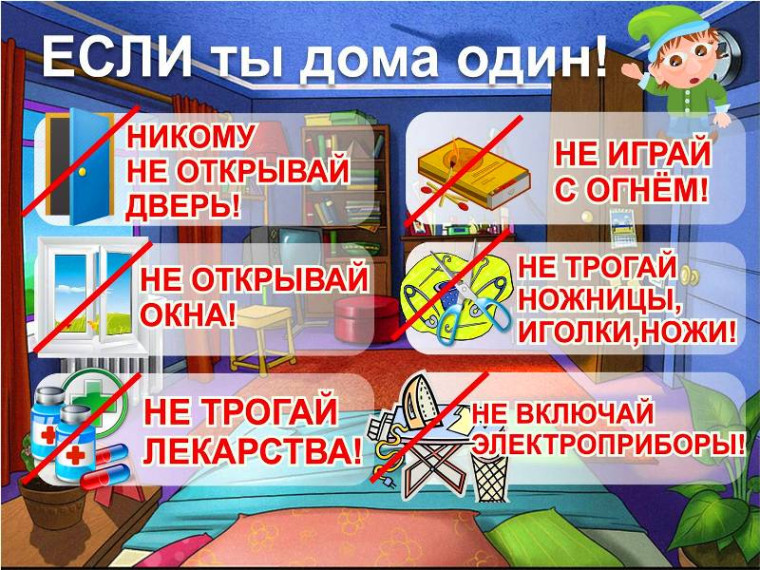 Уроки безопасности «Если ты дома один».
