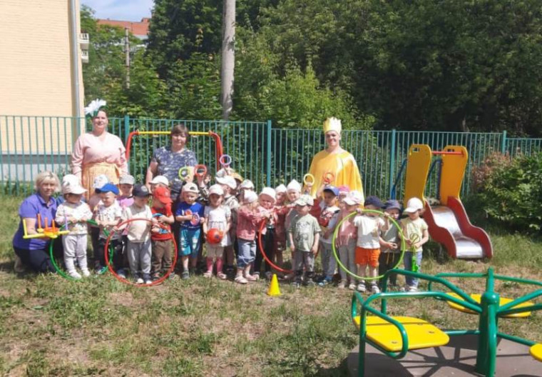 Спортивный праздник в детском саду.