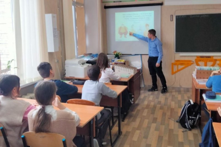 "Математические забавы" в 5Б классе.