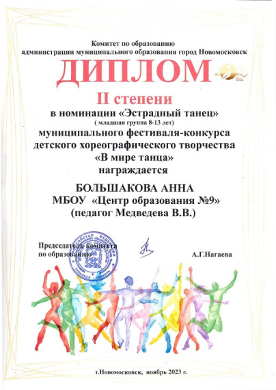 Итоги муниципального фестиваля-конкурса «В мире танца».