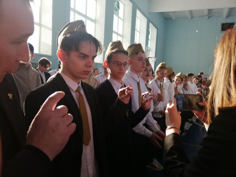 Церемония посвящения обучающихся в ряды «ЮНАРМИИ».